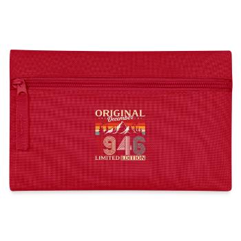 79. Geburtstag Original Dezember Jahrgang 1946 - Federtasche - Rot - Vorne