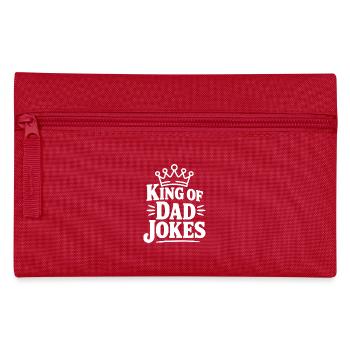 Roi des blagues de papa - Trousse - rouge - Devant