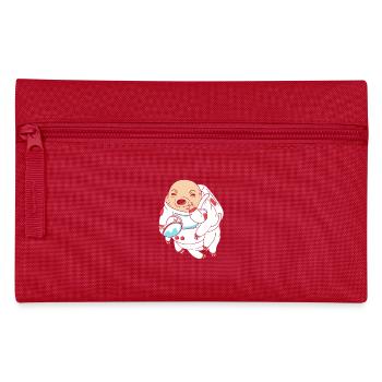 Tardigrade Tardigrade Water Bear Tardigrade - Pencil Case - red - Front