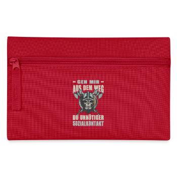 Tenues vikings Valhalla Mythologie nordique - Trousse - rouge - Devant