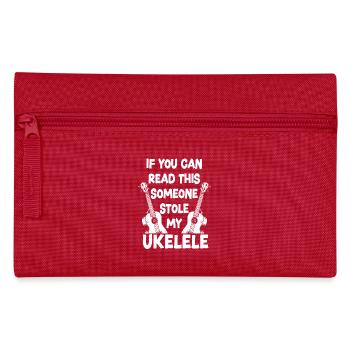 Ukulélé hawaïen ukélé si vous le pouvez - Trousse - rouge - Devant