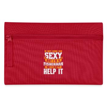 Pêcheur sportif pêcheur pêcheur Pêcheur Dit - Trousse - rouge - Devant