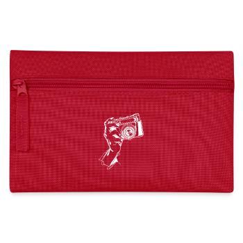 Fotografie - Federtasche - Rot - Vorne