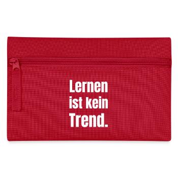 L’apprentissage n’est pas une tendance Erreur de frappe - Trousse - rouge - Devant