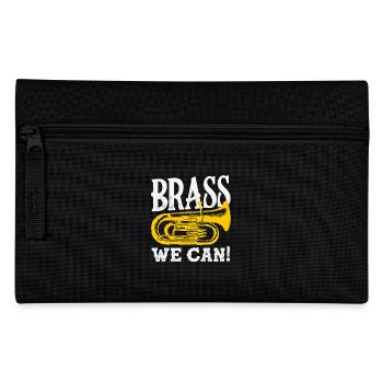 Vintage Euphonium Player - Pencil Case - black - Front