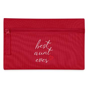 Die beste Tante aller Zeiten - Federtasche - Rot - Vorne