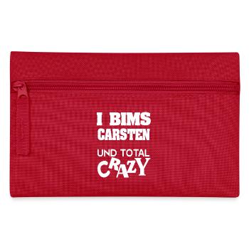 First name Carsten - Pencil Case - red - Front