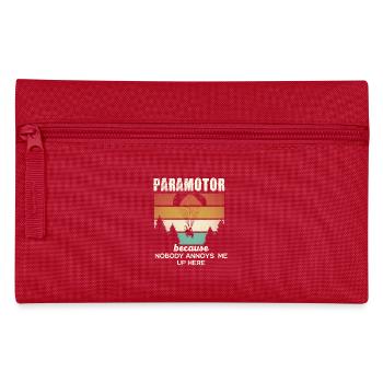Paramoteur : Personne ne m’embête ici - Trousse - rouge - Devant