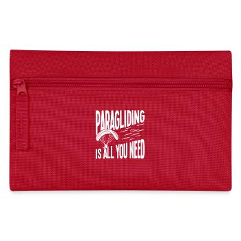 Le parapente, c’est tout ce dont tu as besoin - Trousse - rouge - Devant
