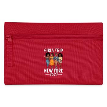 New York Girls Trip 2027 - Pencil Case - red - Front