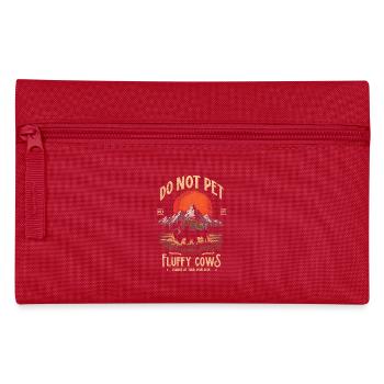 Les bisons vintage ne caressent pas les vaches duveteuses Bizons drôles - Trousse - rouge - Devant