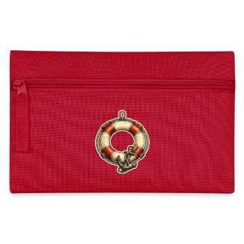Nautical Lifebuoy Style - Pencil Case - red - Front