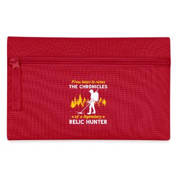 Détecteur de reliques Sondes détecteurs de métaux - Trousse - rouge - Devant