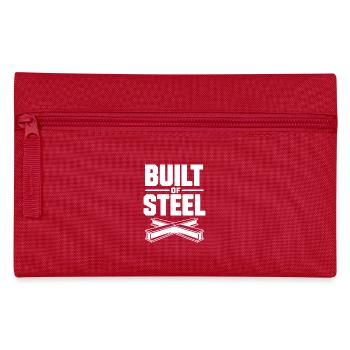 Construit en acier - Trousse - rouge - Devant