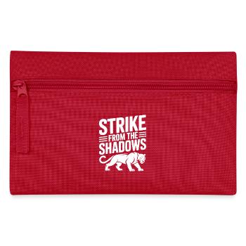 Schlag aus dem Schatten aus - Federtasche - Rot - Vorne