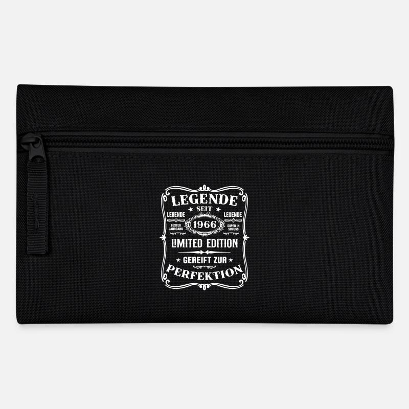 60th Birthday Legend Since 1966 Born 1966 - Pencil Case - black