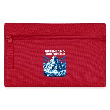 Greenland is not for Sale - Federtasche - Rot - Vorne