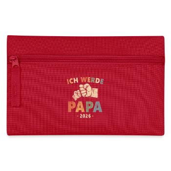 Je serai papa en 2026 - Trousse - rouge - Devant