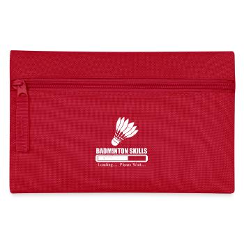 Badminton Skills Loading Please Wait - Federtasche - Rot - Vorne
