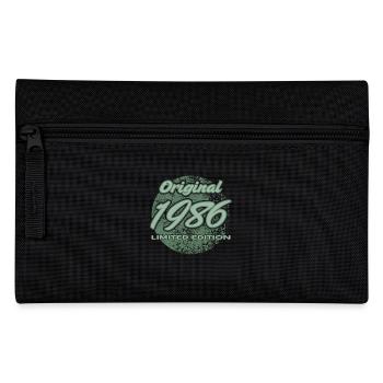 40e anniversaire 1986 cadeau pour hommes et femmes - Trousse - noir - Devant