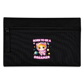 Née pour être une chaton astronaute rêveuse - Femelle - Trousse - noir - Devant
