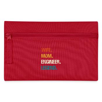 Engineer Legend – Starke Frauen Technik - Federtasche - Rot - Vorne