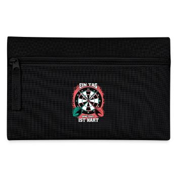 Une journée sans fléchettes sera difficile – Chemise drôle de fléchettes - Trousse - noir - Devant