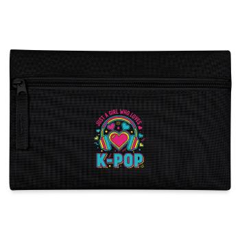 Just a girl, das koreanische K-Pop-Musik liebt - Federtasche - Schwarz - Vorne