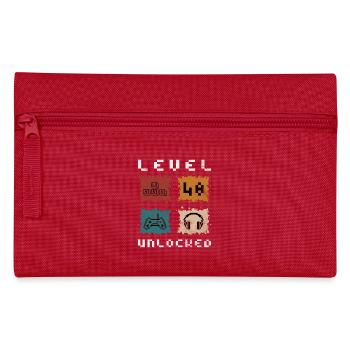 40 Years - 40th Birthday Level 40 Complete Design - Pencil Case - red - Front