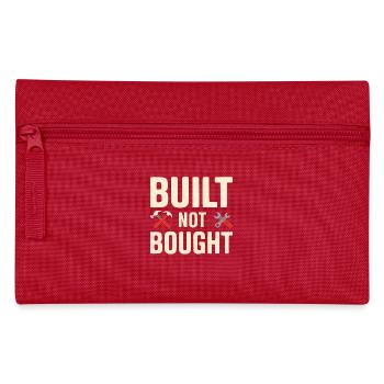 Built Not Bought Maker Statement - Federtasche - Rot - Vorne