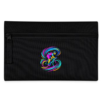 Radfahrer - Federtasche - Schwarz - Vorne