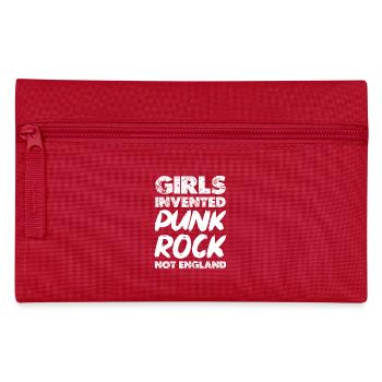 Girls Invented Punk Rock - Pencil Case - red - Front