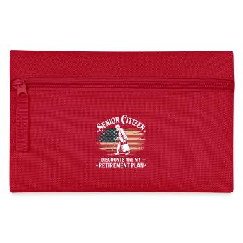 Rentner Humor Senioren Design - Federtasche - Rot - Vorne