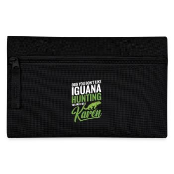  Iguana Hunting Equipment Reptile Slayer Lizard - Pencil Case - black - Front