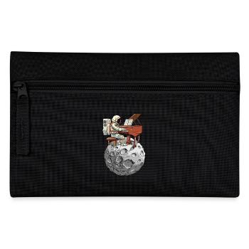 Astronaut Piano auf dem Mond - Federtasche - Schwarz - Vorne