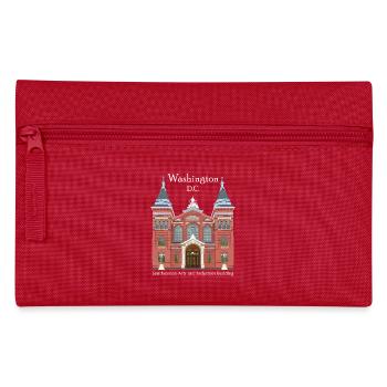 Washington DC., Hand Drawing Museum - Pencil Case - red - Front