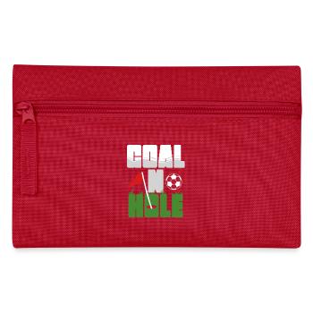 Footgolf Soccer Golf Goal In Hole - Pencil Case - red - Front