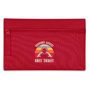 Codeur en informatique SUPPORT LAW FIRST TICKET - Trousse - rouge - Devant