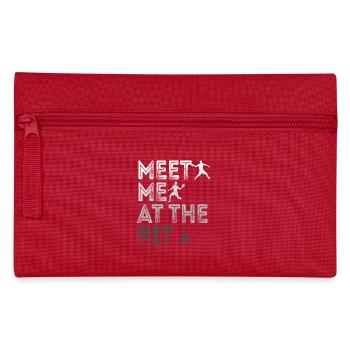 Meet Me At The Pit - Pencil Case - red - Front