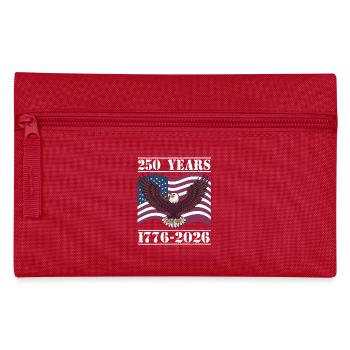 250-jähriges Jubiläum 250. Freiheit - Federtasche - Rot - Vorne