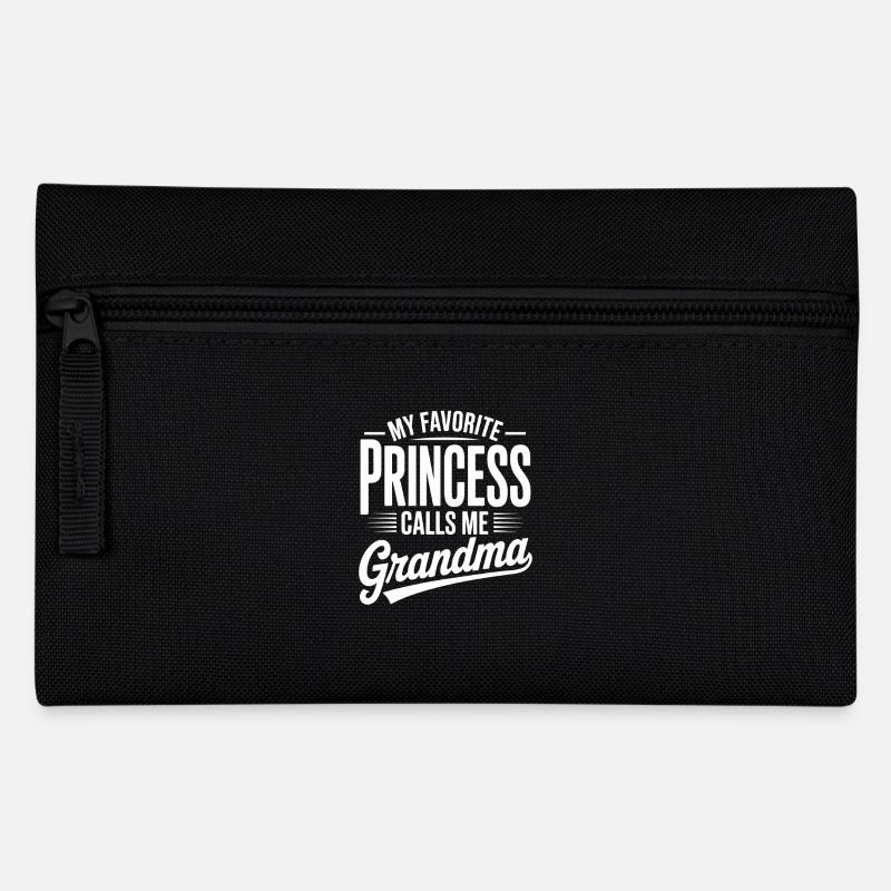 My favorite princess calls grandma - Pencil Case - black