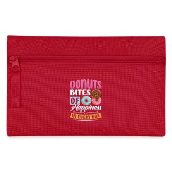 Restauration rapide en donuts - Trousse - rouge - Devant