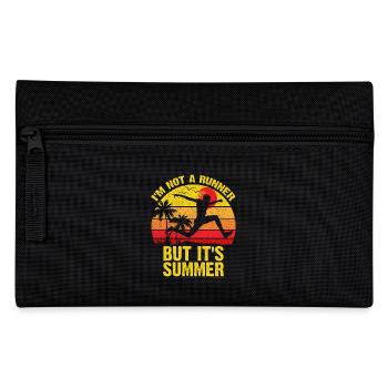 Not a Runner, But It's Summer - Pencil Case - black - Front