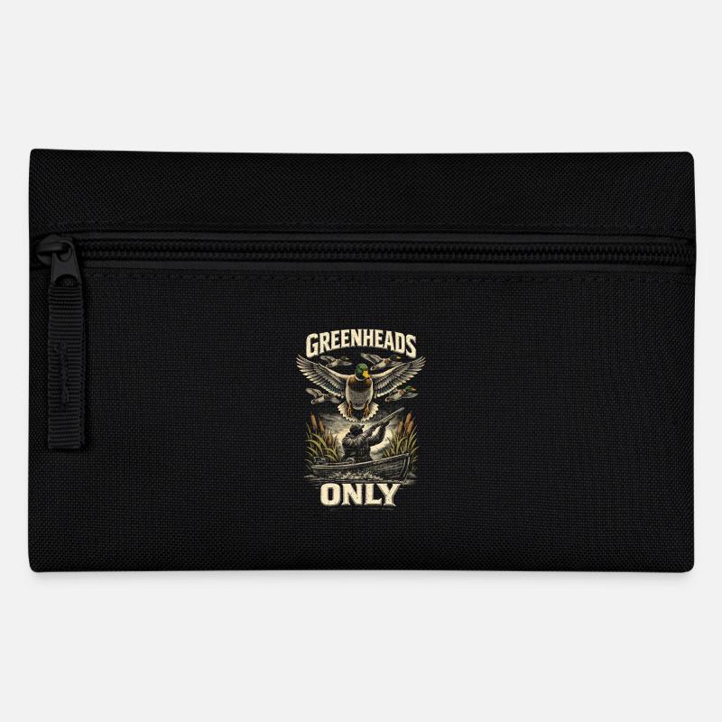 Entenjagd Greenheads Only - Federtasche - Schwarz