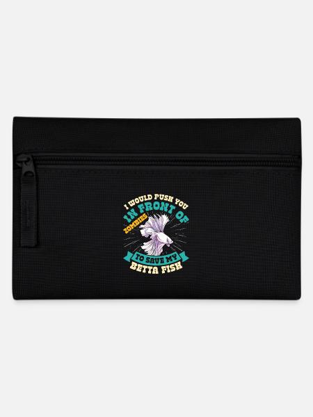 Siamesischer Kampffischbesitzer Aquarium - Federtasche - Schwarz