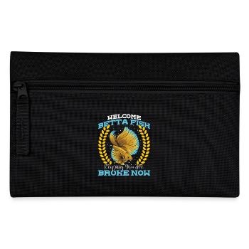 Betta-Fischhalter Aquarist Aquarist Aquarium Siamese - Federtasche - Schwarz - Vorne