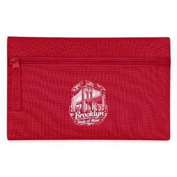 Brooklyn State of Mind Bridge New York NYC - Pencil Case - red - Front