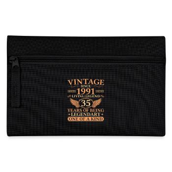 Original 1991 Vintage – 35 Jahre Legende - Federtasche - Schwarz - Vorne