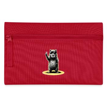 Capybara Peace - Pencil Case - red - Front