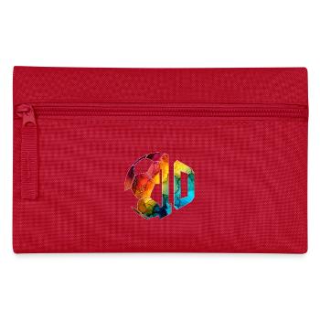 NO. 10 FOOTBALLER NUMBER 10 FOOTBALL 10TH BIRTHDAY - Pencil Case - red - Front